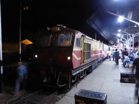 My train is almost ready to depart Kalka for Shimla
